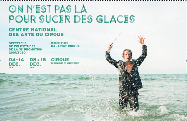 Affiche "On n'est pas là pour sucer des glaces" - CNAC